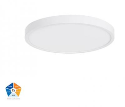 Auster 300mm White 24w LED Ceiling Oyster Light